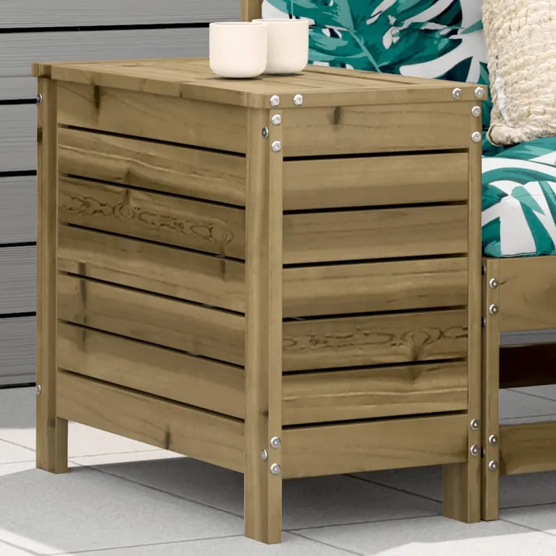 taburet de gradina, 62x31,5x52 cm, lemn de pin tratat