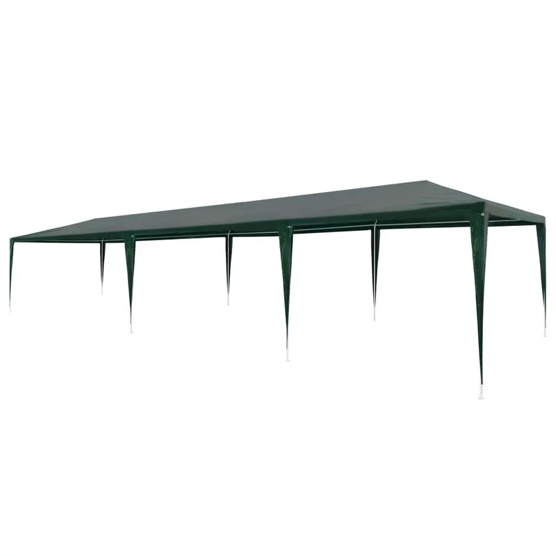 cort de petrecere, verde, 3 x 9 m, pe