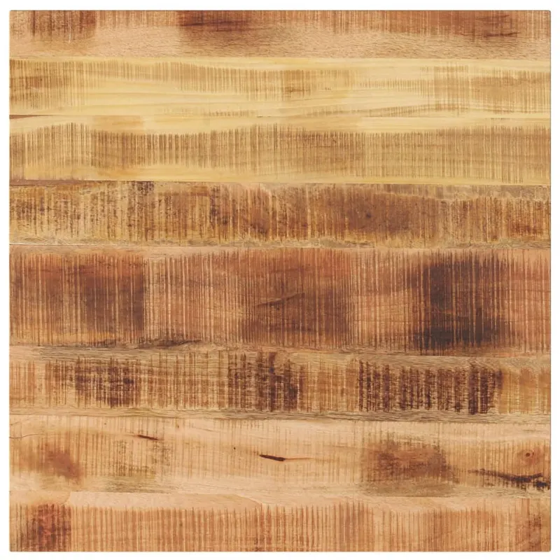 blat de masa, 70x70x3,8 cm, patrat, lemn masiv mango brut