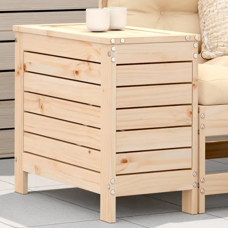 taburet de gradina, 62x31,5x52 cm, lemn masiv de pin