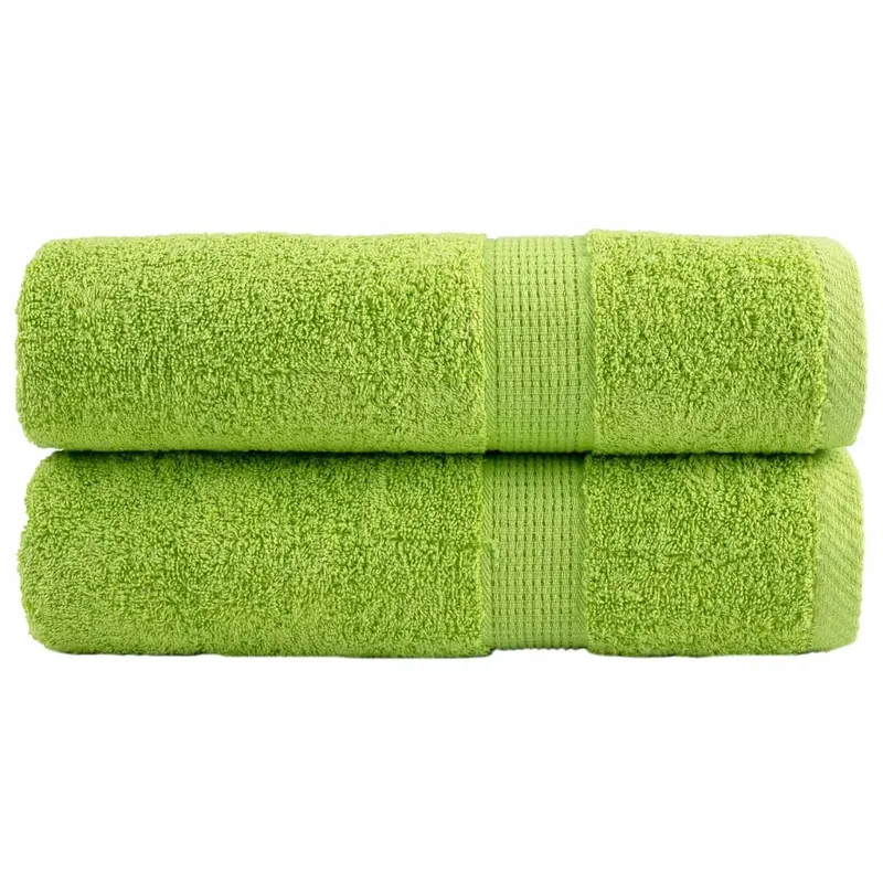 Prosoape de dus premium solund 2 buc. verde 70x140 cm 600 gsm