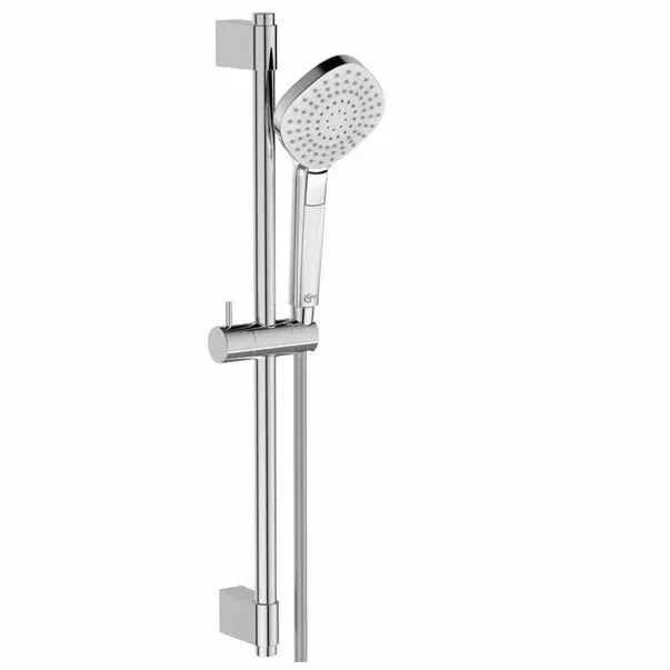 Set de dus Ideal Standard IdealRain EvoJet Diamond cu para dus 115 mm, bara 600 mm