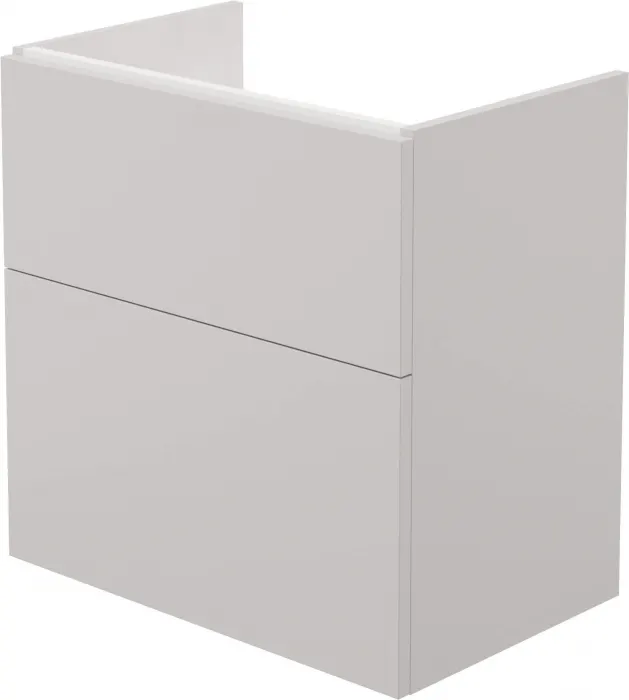 Dulap baie suspendat 60x60x38.5cm pentru lavoar, casmir mat, MDF, Deante Prizma