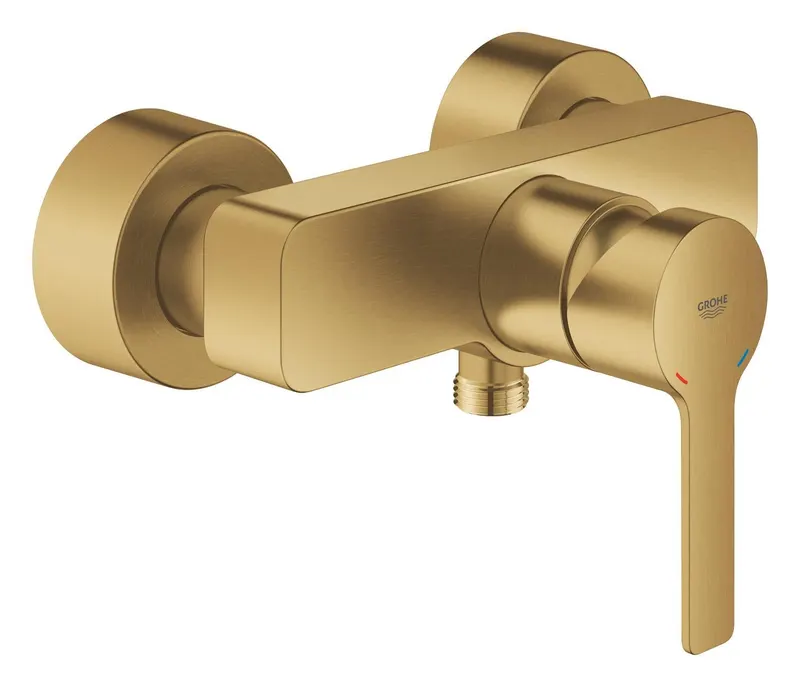 Baterie de dus Grohe 33865GN1, Lineare, aparenta, mat, auriu