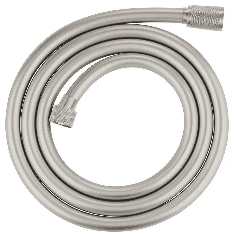 Furtun dus Grohe 28388DC0, SilverFlex, 1 2 x 1 2 , 1.75 m, mat, otel satinat