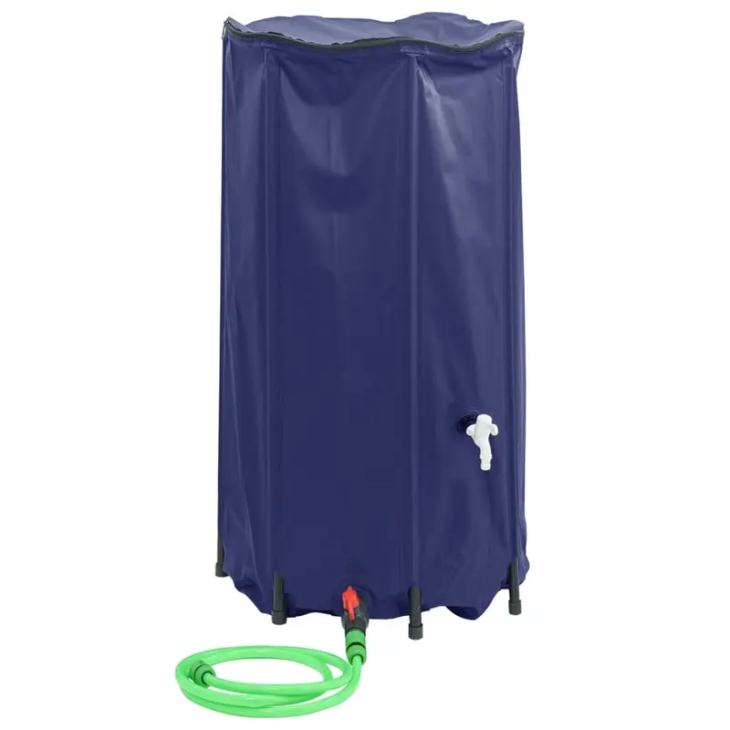 rezervor de apa cu robinet, pliabil, 250 l, pvc