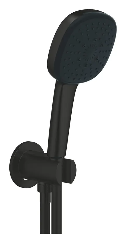 Set para de dus Grohe 269102433, Para dus Tempesta Cube 110, diametru 110 mm, 3 functii, montaj universal, negru