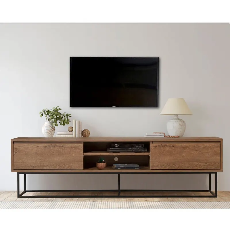 Comoda TV Acafe, Nuc, 180x50x40 cm - Nuc