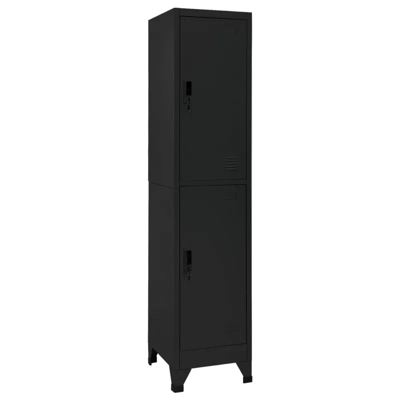 fiset, negru, 38x45x180 cm, otel