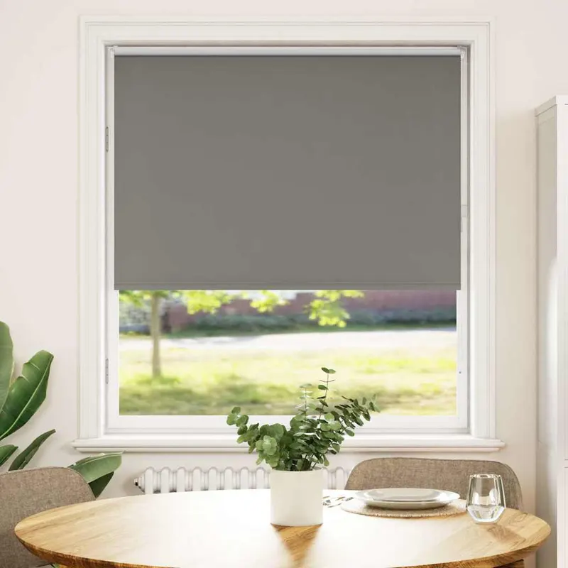 jaluza cu rola opaca gri 105x130 cm latime material 100,7 cm
