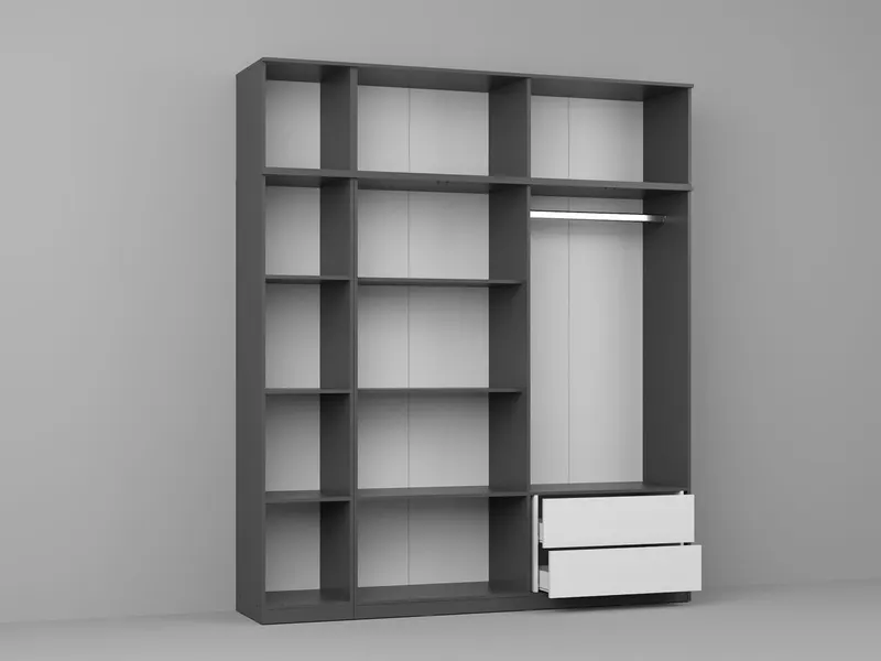 Dressing Dormitor Gri 205,4 cm - C10