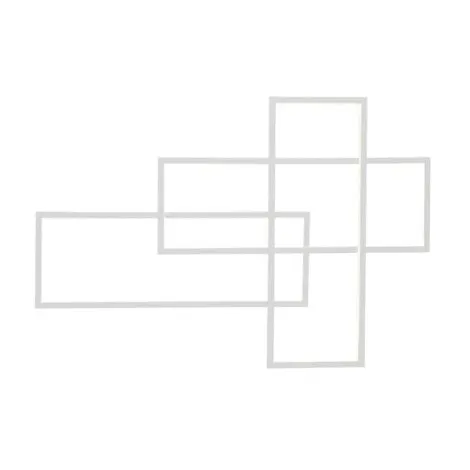 Aplica de perete QUADRATUS WALL 70x100cm - Alb