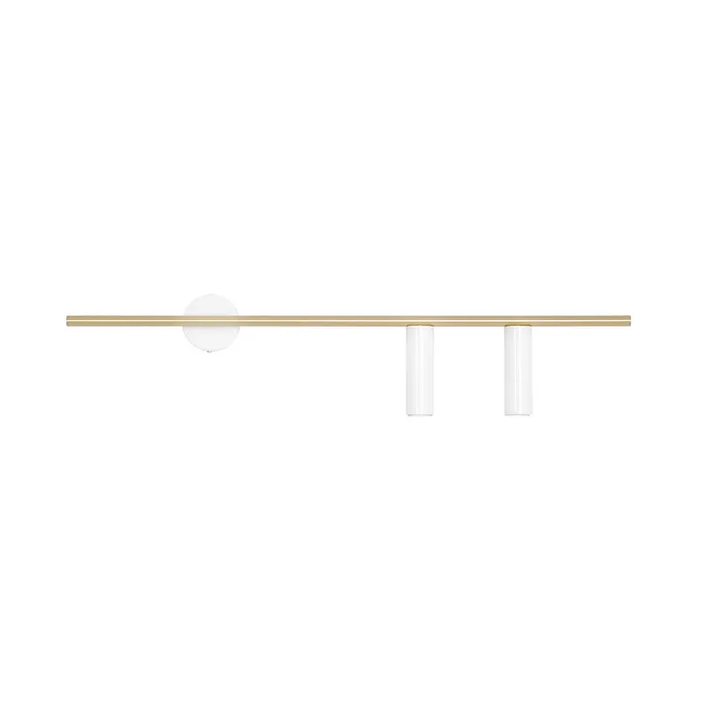 Aplica de perete VERAN 2 RIGHT - Alb/Bronz