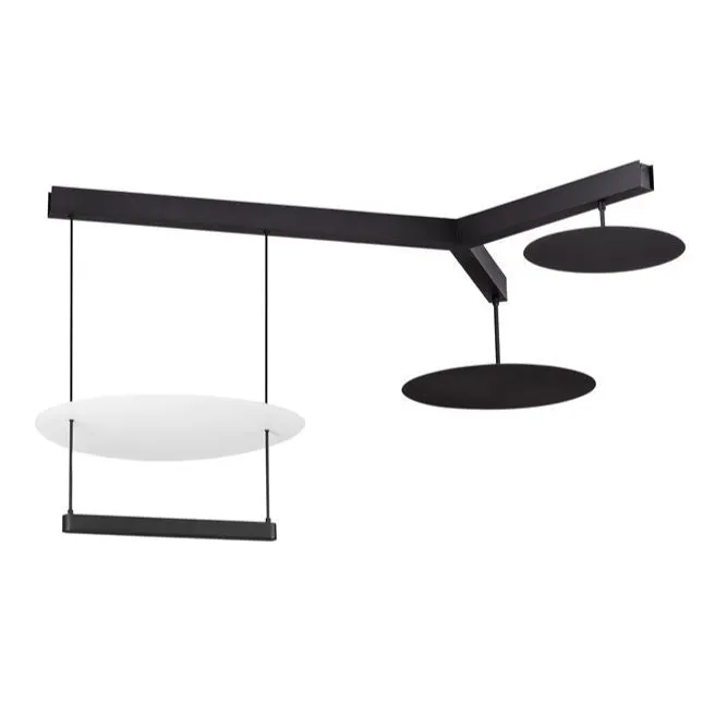 Lampa suspendata dimabila DIONA TRIO - Negru