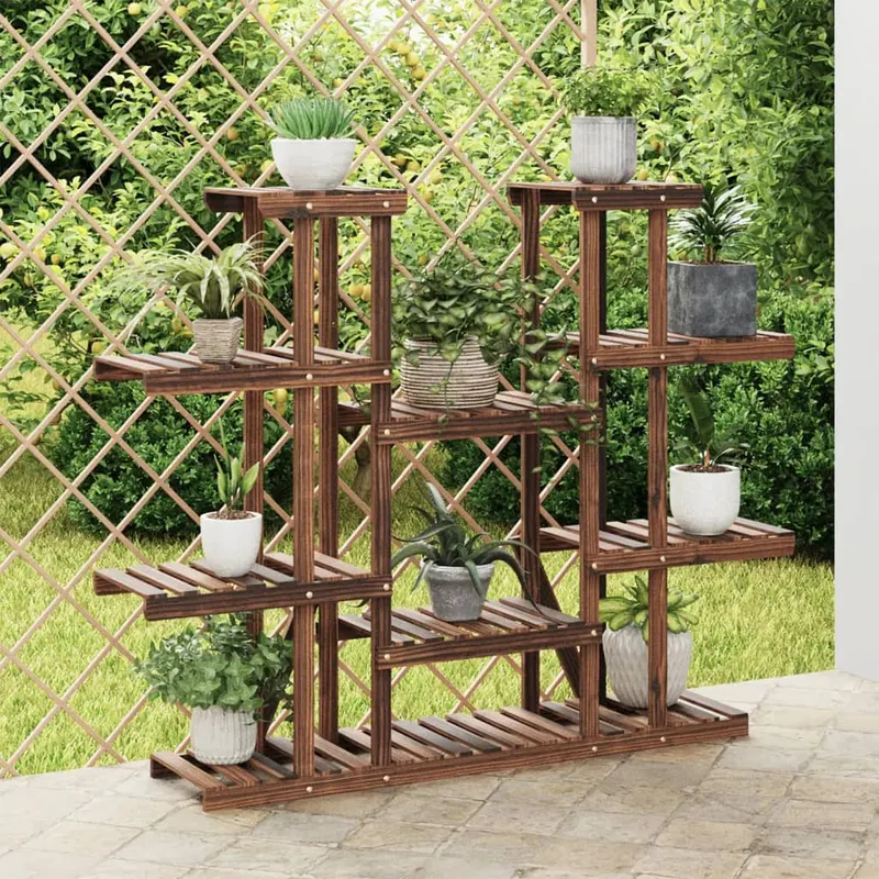 suport pentru flori, 110x25x110,5 cm, lemn masiv de brad