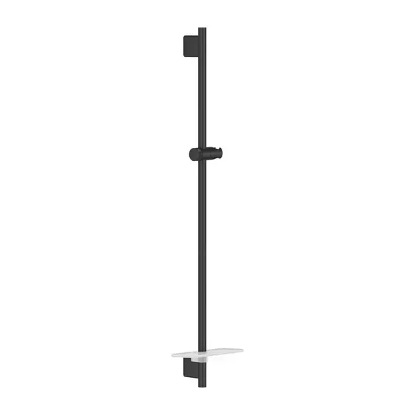 Bara de dus Grohe 22125KF0, Rainshower SmartActive, 900 mm, suport para, etajera, mat, negru