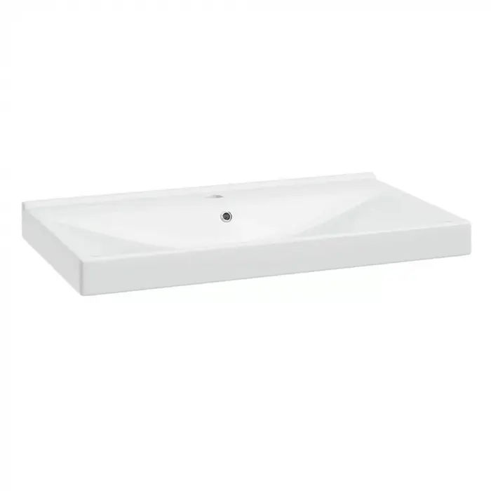 Lavoar incastrat, ceramica alb 80X45 cm, Defra Verso