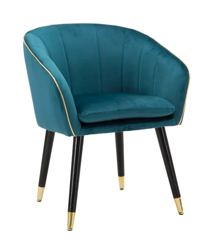 Mauro Ferretti Fotoliu PARIS TEAL/AURIU CM 62X58X78