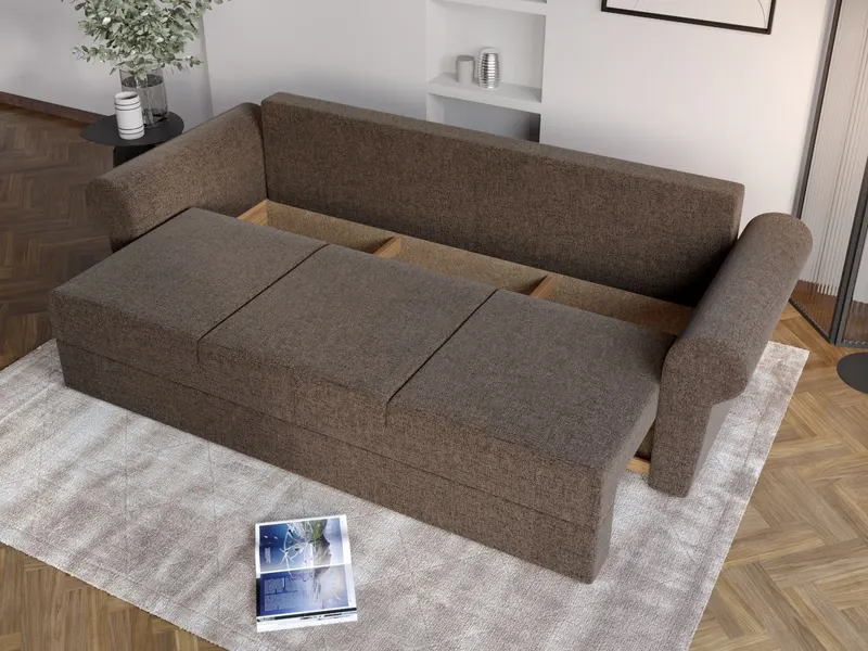 Pachet Mobila Canapea Maroc Maro + Masa Grand Stejar Auriu + 4 Scaune Grand Crem — imaginea 3