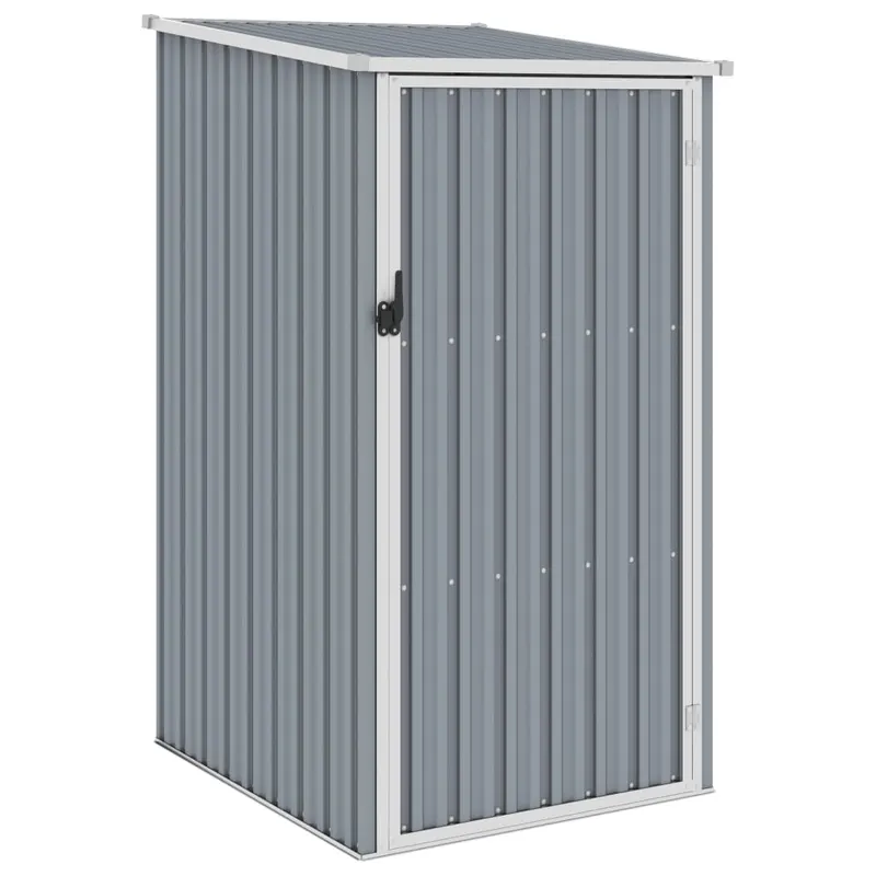 sopron de gradina, gri, 87 x 98 x 159 cm, otel galvanizat