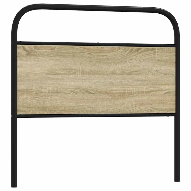 tablie stejar sonoma 90 cm otel si lemn prelucrat