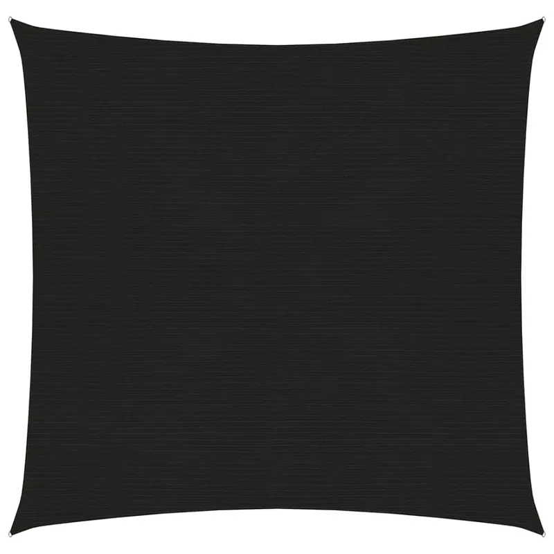 panza parasolar, negru, 7x7 m, hdpe, 160 g/m2