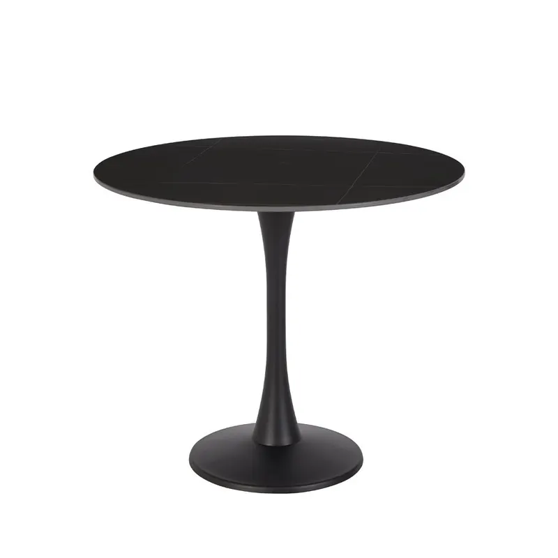 Masa GALDOR Ø90CM - Negru / Ø90cm