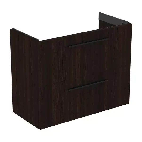 Dulap baza suspendat Ideal Standard i.life S 2 sertare stejar cafeniu 80 cm