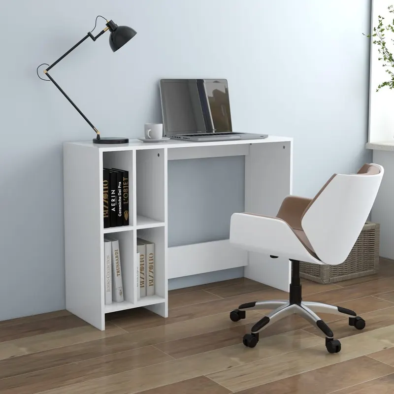 birou notebook, alb, 102,5x35x75 cm, pal