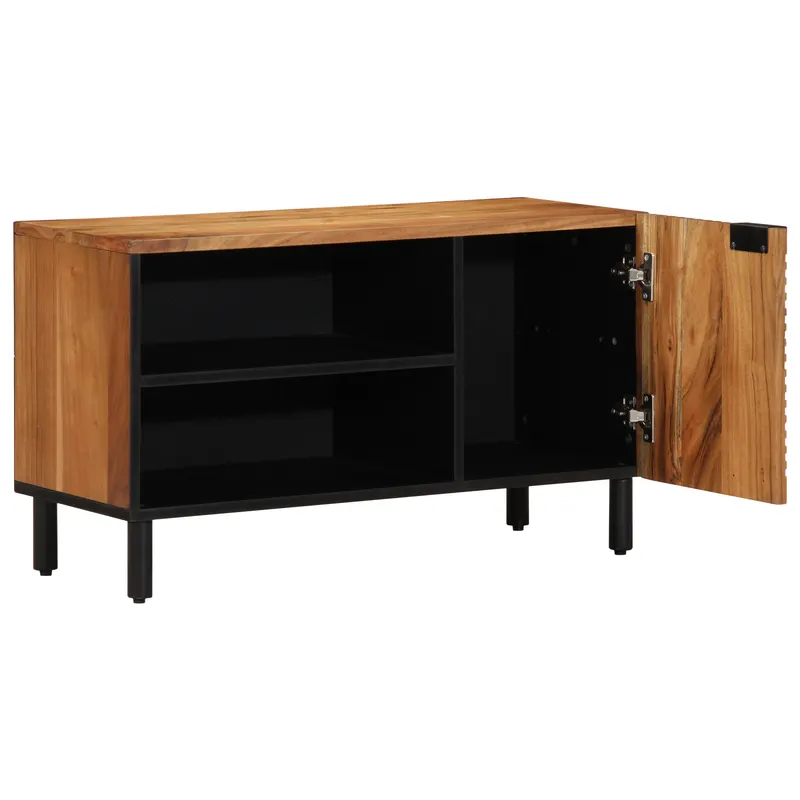 dulap tv 80x31,5x46 cm lemn solid de acacia