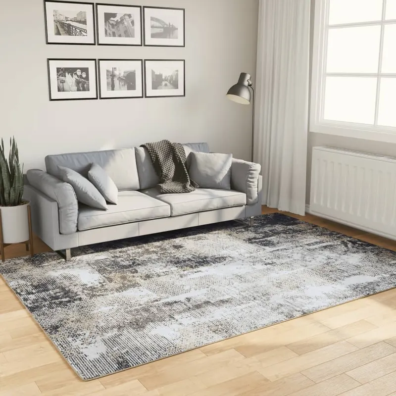 covor lavabil anti-alunecare, multicolor, 160x230 cm