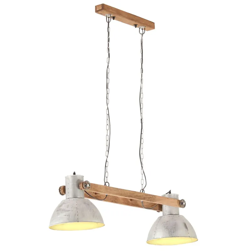lampa suspendata industriala, 25 w, argintiu, 109 cm, e27