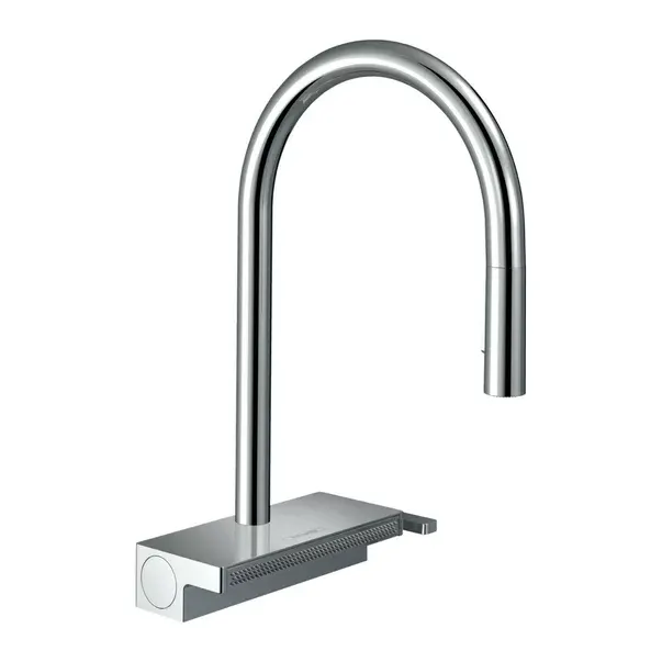 Baterie bucatarie cu dus extractibil 3 jeturi Hansgrohe Aquno Select M81 170 sBox crom