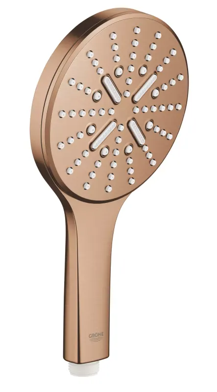 Para de dus Grohe 26574DL0, Rainshower SmartActive 130, 1 2 , 3 funcii, mat, cupru