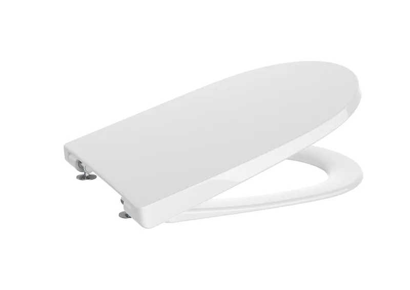 Capac WC A801E12001, Ona, pentru wc, capac softclose, eliberare rapida, suprafata antibacteriana, alb