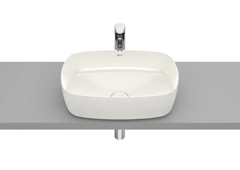 Lavoar Roca A327500650, Inspira, montaj pe blat, nr orificii baterie fara, zona montaj interior, bej