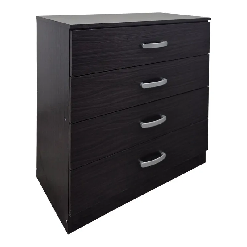Comoda cu sertare Athos, Lemn, 80x40x79 cm - Nuc