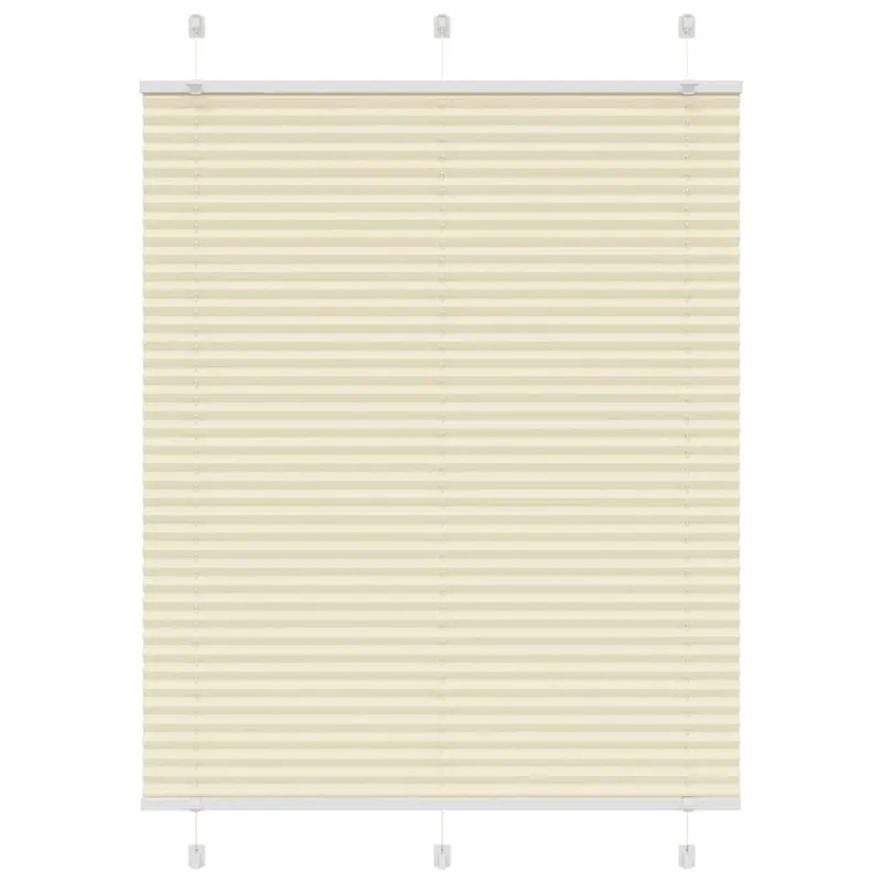 jaluza plisata crem 105x150 cm latime tesatura 104,4 cm