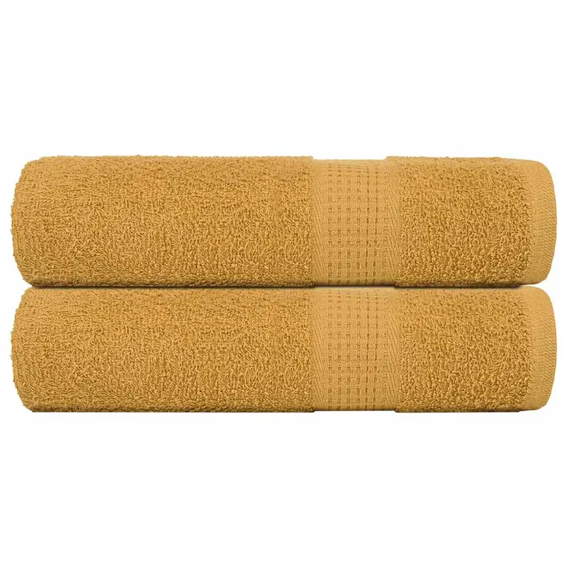 prosoape de dus 2 buc aur 70x140 cm 360 g/m2 100% bumbac