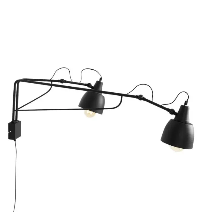 Aplica de perete BOHO L2 - Negru