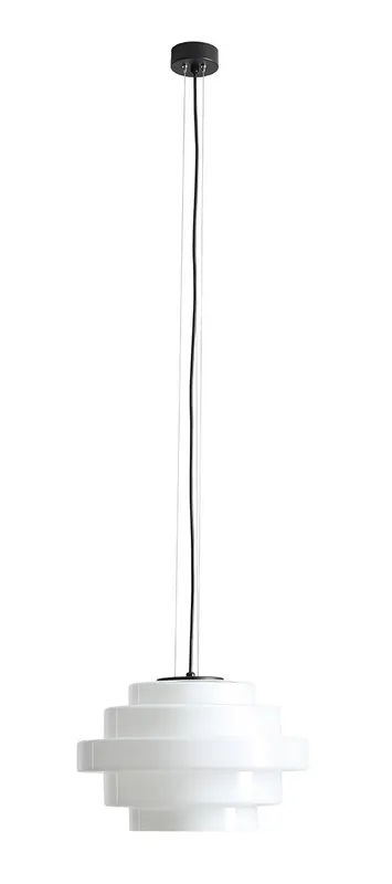 Lampa suspendata LINNEA - Alb lăptos / Ø22 cm