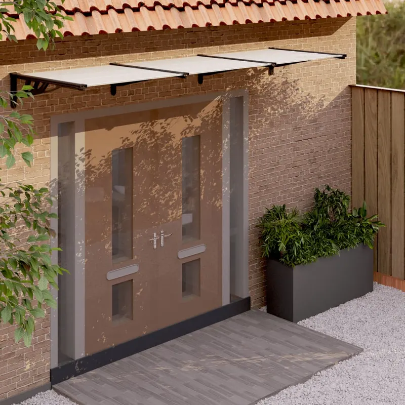 copertina de usa, negru si transparent 297,5x90 cm policarbonat