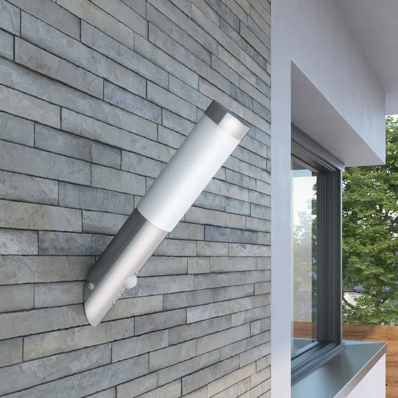 Lampa rvs cu senzor de miscare 6 x 36 cm