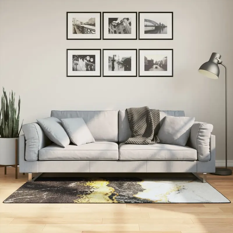 covor lavabil, multicolor, 80x150 cm, anti-alunecare