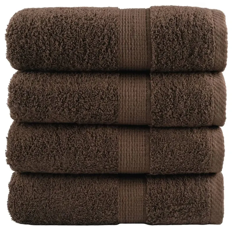 Prosoape oaspeti premium solund, 4 buc. maro 30x50cm 600gsm