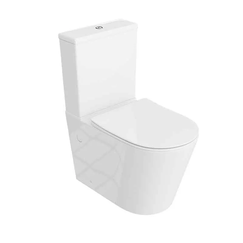 Set WC monobloc, Spectrum, Alfa 2.0, Tornado Flush, cu capac și rezervor, alb