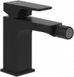 Baterie bideu Villeroy and Boch Architectura, S, 139 mm, ventil, mat, negru, TVB125001000K5