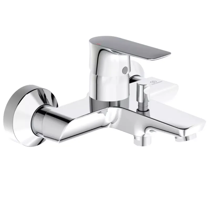 Baterie cada Ideal Standard Connect Air A7033, 1 2 , aparenta, monocomanda, diverter, limitator, crom