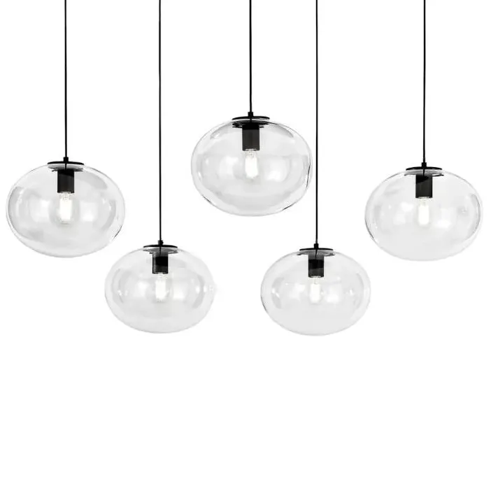 Lampa suspendata GALAXY 5L - Transparent