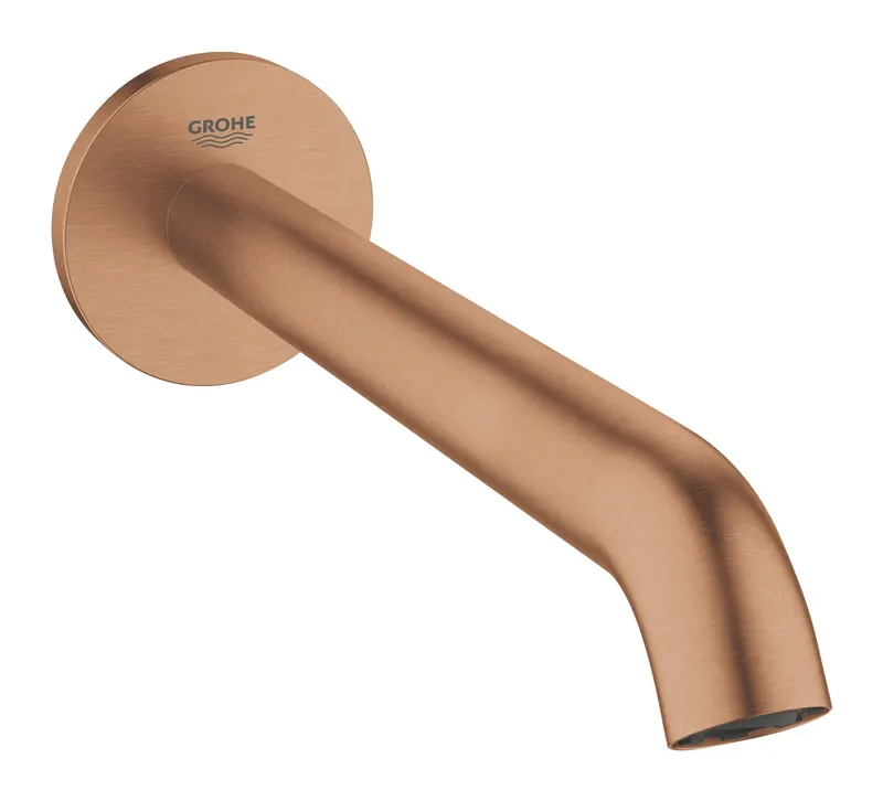 Pipa cada Grohe 13449DL1, Essence, 1 2 , 221 mm, aerator, mat, cupru
